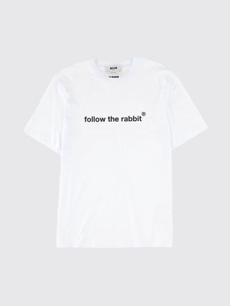 Msgm T-shirt in cotone con slogan Msgm