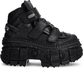 New Rock Stivali con plateau - Nero