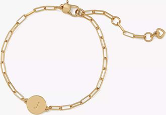Kate Spade New York Initial J Chain Bracelet