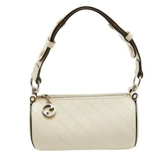 Gucci Pre-owned Shoulder Bags, female, White, Size: ONE SIZE Pre-owned Mini Blondie Shoulder Bag