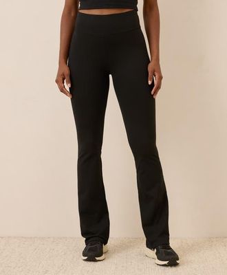 Pact On the Go-To Bootcut Legging in Black at Nordstrom, Size Xx-Large P