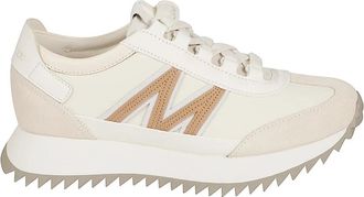 Moncler Beige Sneakers Pacey 2 Nubuck Su&egrave;de - Dames - Sneakers - Beige - 36 EU - Su&egrave;de - Schoenen