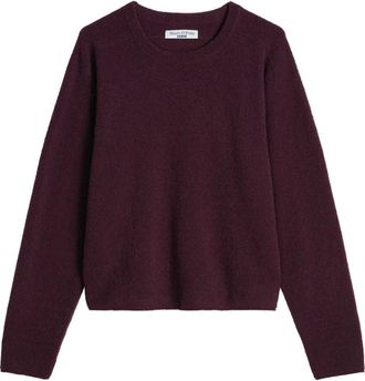 Marc O'Polo Truien & Vesten, Dames, Rood, XL, Ronde hals gebreid