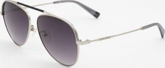 Escada Womens SESC15F-0K07-58 SESC15F 58 0K07 Sunglasses - Metallic - One Size
