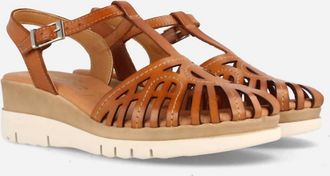 Eric Michael Womens Rose Sandals In Tan