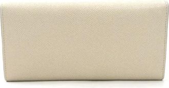 Ferragamo Pre-owned Wallets, female, Beige, Size: ONE SIZE Pre-owned Leather Wallet