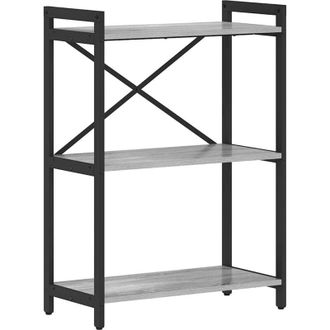 vidaXL Estanter&iacute;a Gris Sonoma 60 X 30 X 83 Cm Madera Contrachapada Vidaxl