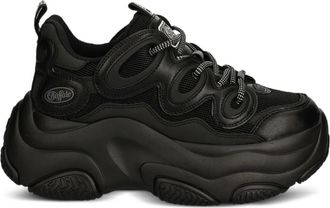 Buffalo Sneakers met plateauzool - Zwart