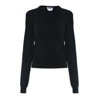 Moschino Top de Manga Larga - Tops - Mujer - Negro - XS