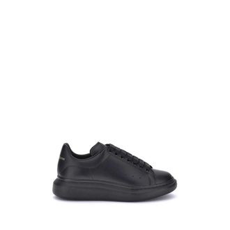 Alexander McQueen Leather Trainers with Platform Sole