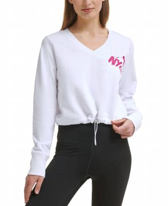 Calvin Klein Performance Cinched Logo Sweatshirt In Melrose