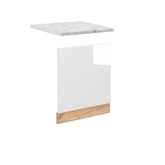 Vicco Panel Frontal Fame-line, Blanco Alto Brillo, 60 Cm, Et M&aacute;rmol