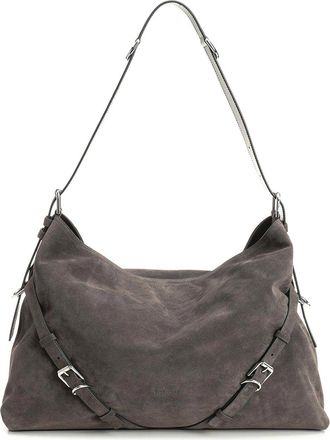 Givenchy Voyou Large Suede Shoulder Bag