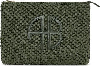 Anine Bing Woven Logo Pouch