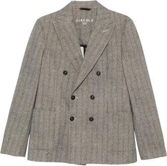 Circolo 1901 Cn 5421 Blazer - Jackets - Hombre - Gris - L