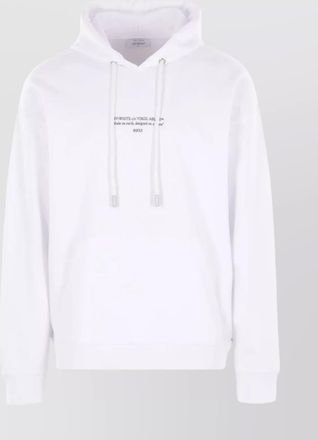 Off-white urban skate hoodie drawstring design