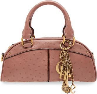 Chlo&eacute; Icon East West Small Leather top Handle bag - Rose - One Size