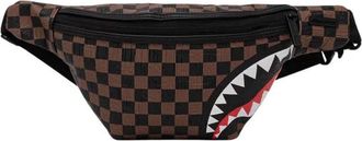 Sprayground Check 2 Emboss Belt Bag - unisex - Heuptassen - Bruin - ONE Size - Tassen