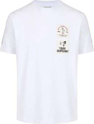 Iceberg Slim Fit T-shirt van katoenen jersey met Looney Tunes-print - Heren - T-shirts - Wit - XL - Katoen - Tops
