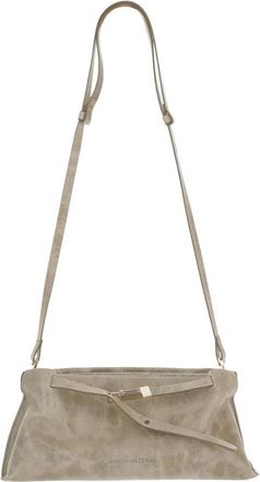 Benedetta Bruzziches Tas gemaakt van glanzend kalfsleer - Dames - Schoudertassen - Beige - ONE Size - Leer - Tassen