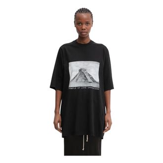 Rick Owens Jumbo SS T - - Tops - Donna - Nero - XS