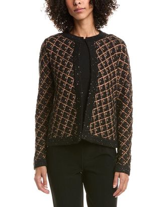 Anne Klein Wool-Blend Cardigan