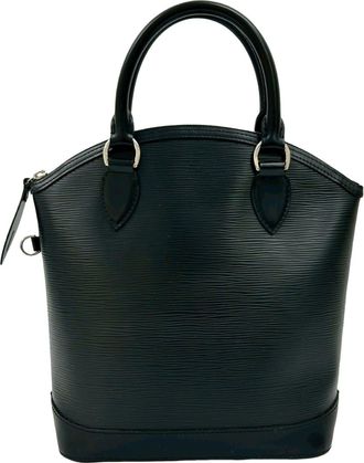 Louis Vuitton Black Epi Leather Handbag Tote Bag (Pre-Owned)