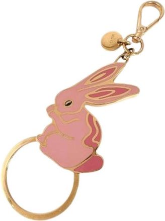 Prada Pre-owned Vintage Sleutelhanger - Dames - Vintage Accessoires - Roze - ONE Size - Vintage