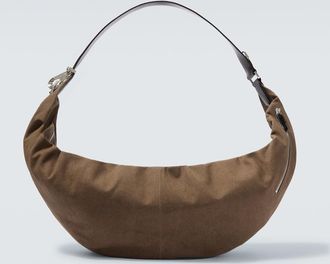 Christophe Lemaire Borsa a spalla Quiver Clip XL in canvas