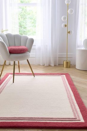 Origin Store Piper Rug in Raspberry | Size: 120 cm x 170 cm