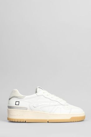 D.A.T.E. D. A.T. E. Torneo Pure Sneakers In White Leather