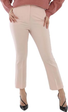 Max Mara Ladies Pink Circeo High-Rise Wool-Blend Pants, Brand Size 36 (US Size 2)