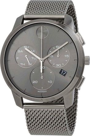 Movado Bold Thin Chronograph Quartz Grey Dial Mens Watch 3600635