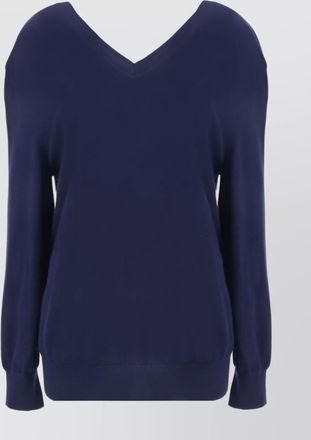 Prada cashmere ribbed v-neck regular-fit cardigan