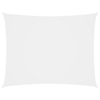 Berkfield Home Sunshade Sail Oxford Fabric Rectangular 6x7 m White