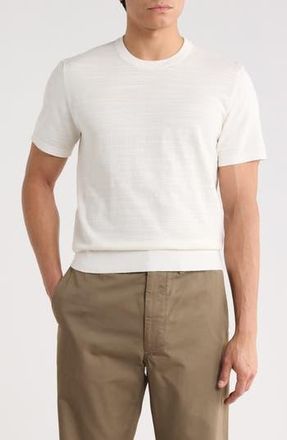 Buck Mason Avalon Knit Classic Crew T-Shirt in Ivory at Nordstrom Rack, Size X-Large