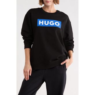 BOSS Classic Crewneck Sweatshirt in Black at Nordstrom Rack, Size X-Small