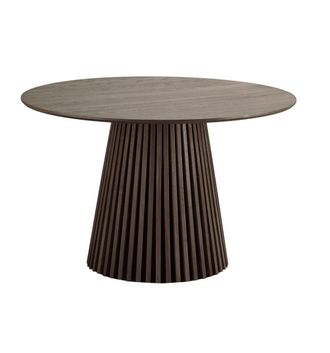 Moloo Mesa de comedor redonda para 4 personas &oslash;120 cm roble ahumado