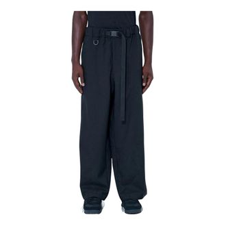 Yohji Yamamoto Hombre, Pantalones, Negro, Talla: S