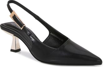 Berness Cassandra Kitten Heel Slingback Pump in Black at Nordstrom Rack, Size 6.5