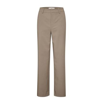 Gestuz Wide Trousers, female, Brown, S, String Straight Leg Trousers
