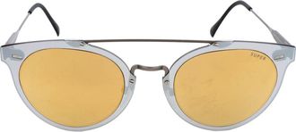 Retro Superfuture 53mm Round Sunglasses in Silver at Nordstrom Rack