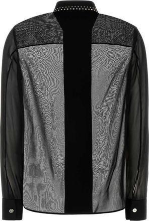 Versace Womens Black Silk Shirt Exterior: Camicie