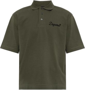 Dsquared2 Signature Polo - Heren - Polos - Groen - S - Katoen - Tops