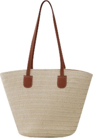 Generic Shoulder Bag - Straw Woven Shoulder Handbag Design, Portable Fashionable Sling Bag, Multifunctional Everyday Shoulders Bags, Travel Work Casual Featur