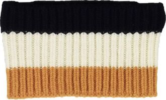 Markus Lupfer Tricolour Ribbed Knit Headband Size S