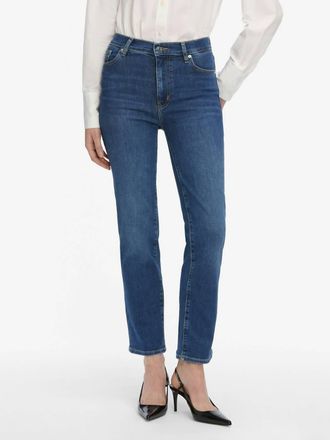 Frame Denim Le Sleek Straight Leg Jeans In Blue
