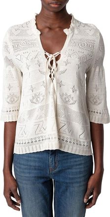 Zadig&Voltaire Taho Co Dentelle Sweater