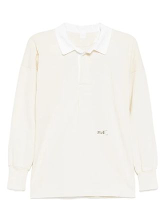 Maison Margiela cotton long-sleeves top - Neutrals