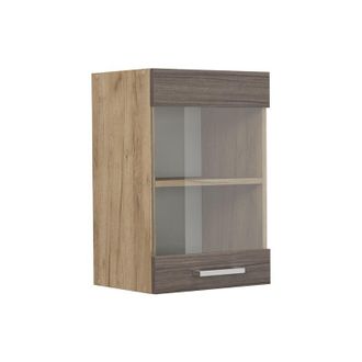 Vicco Armario De Cocina Con Vidrio R-line, Gris Noble, 40 Cm